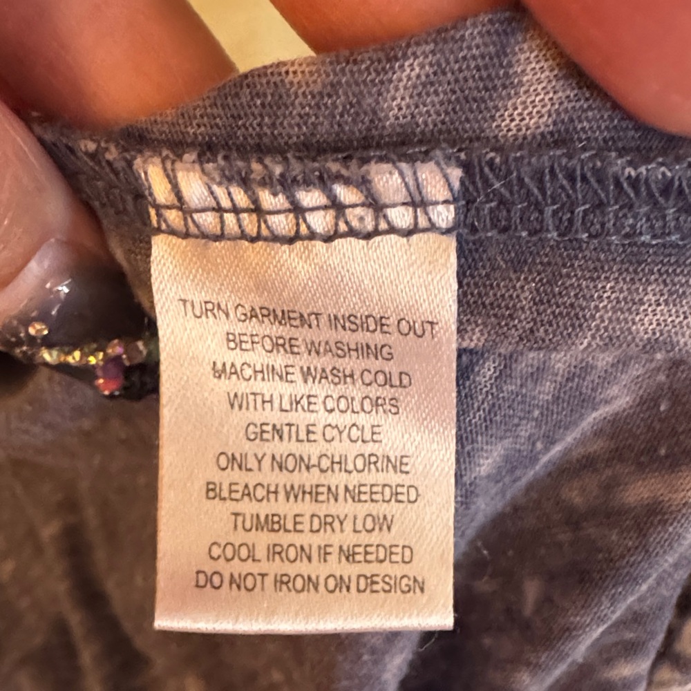 Source Unknown Blue and Pink Weekend Tee - Picture 4 of 5